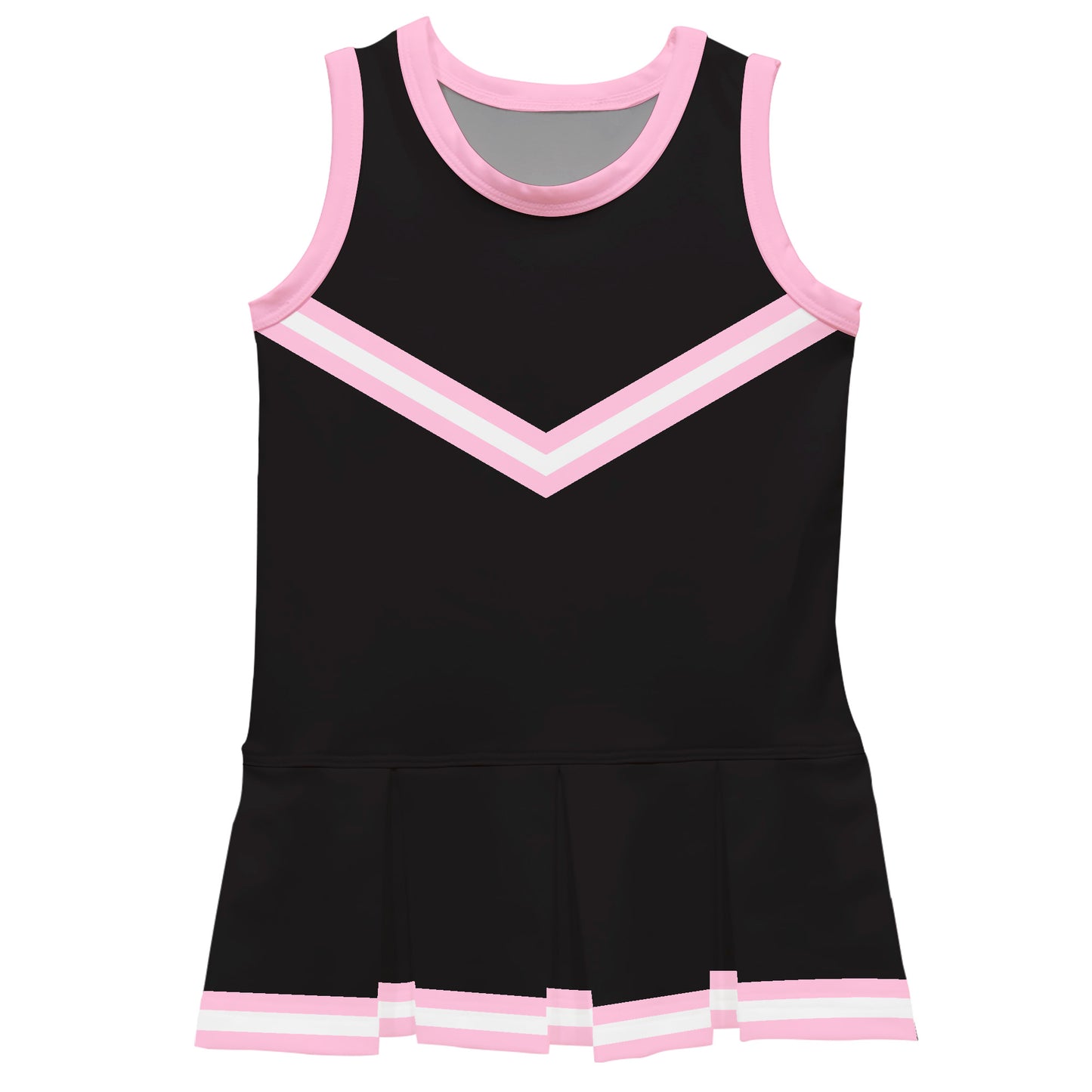 Black Pink Sleeveless Cheerleader Dress