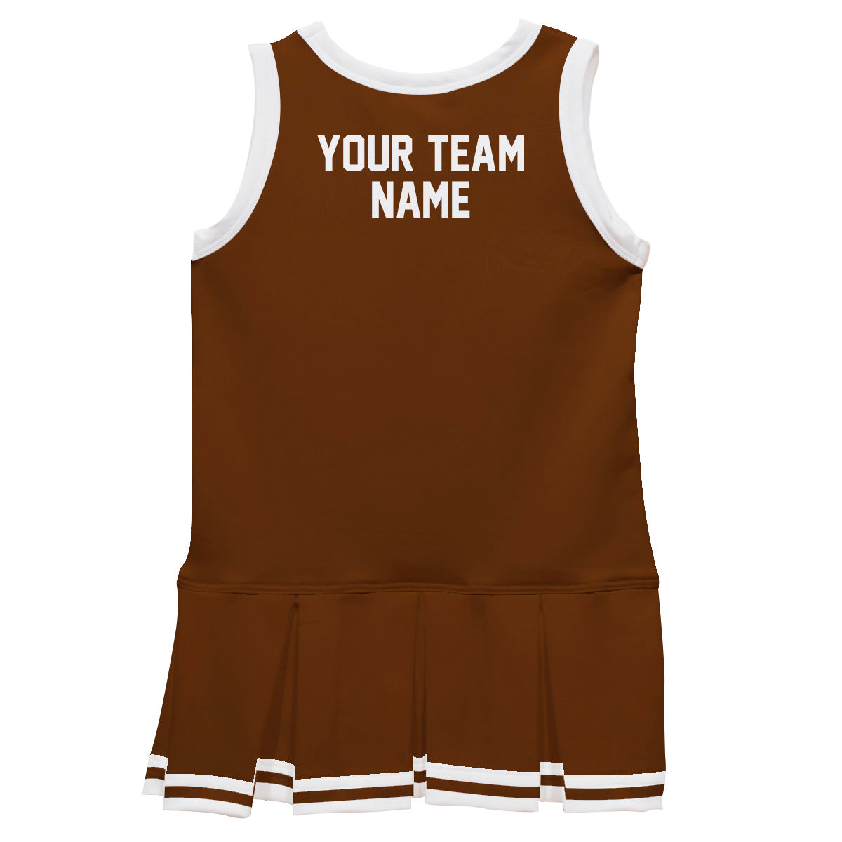 Maroon Gold Sleeveless Cheerleader Dress V2 - Wimziy&Co.