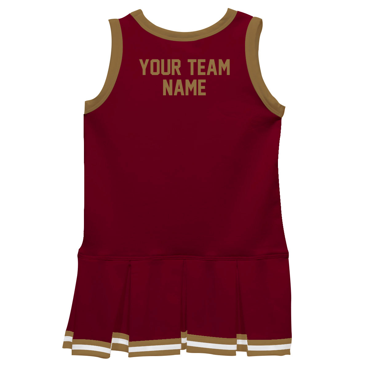 Maroon Gray Sleeveless Cheerleader Dress - Wimziy&Co.