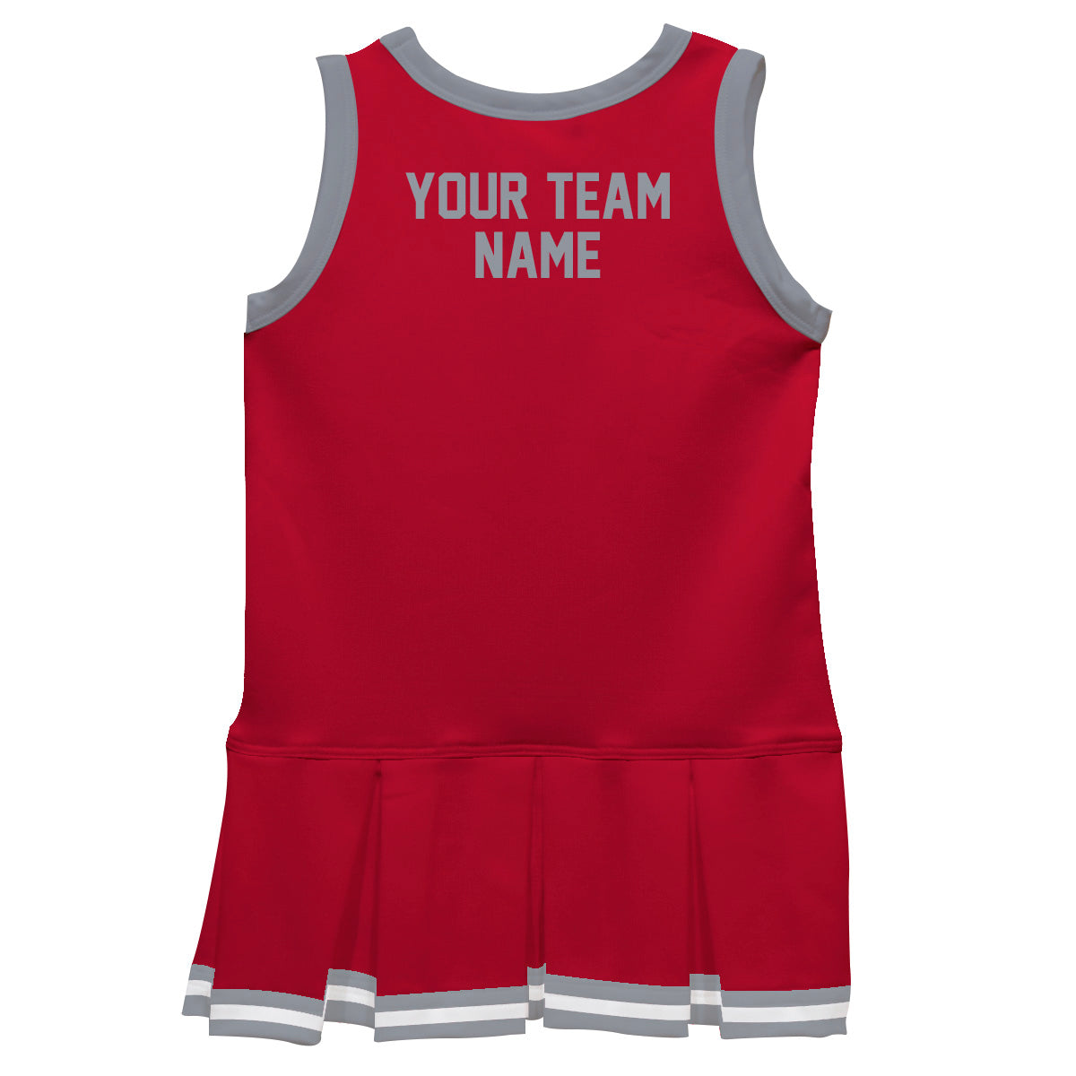 Red Navy Sleeveless Girl Cheerleader Dress - Wimziy&Co.