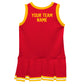 Royal Orange Sleeveless Girl Cheerleader Dress - Wimziy&Co.