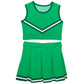 Green Sleeveless Cheerleader Set