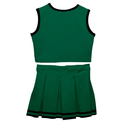 Green Black Sleeveless Cheerleader Set - Wimziy&Co.