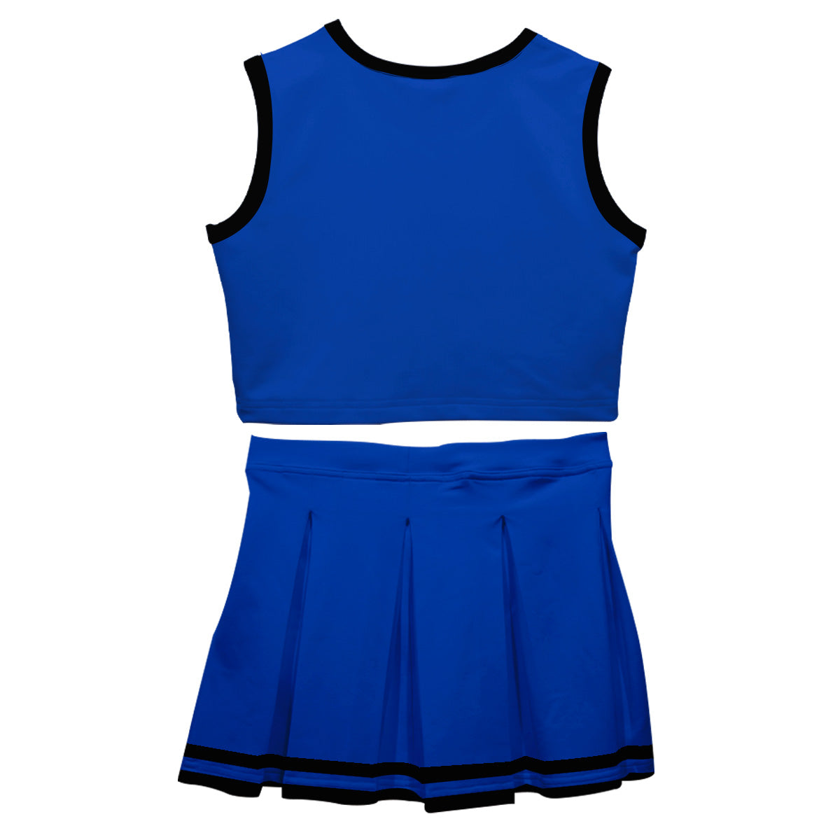 Blue & Black Sleeveless Cheerleader Set - Wimziy&Co.