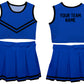 Royal & Black Sleeveless Cheerleader Set - Wimziy&Co.