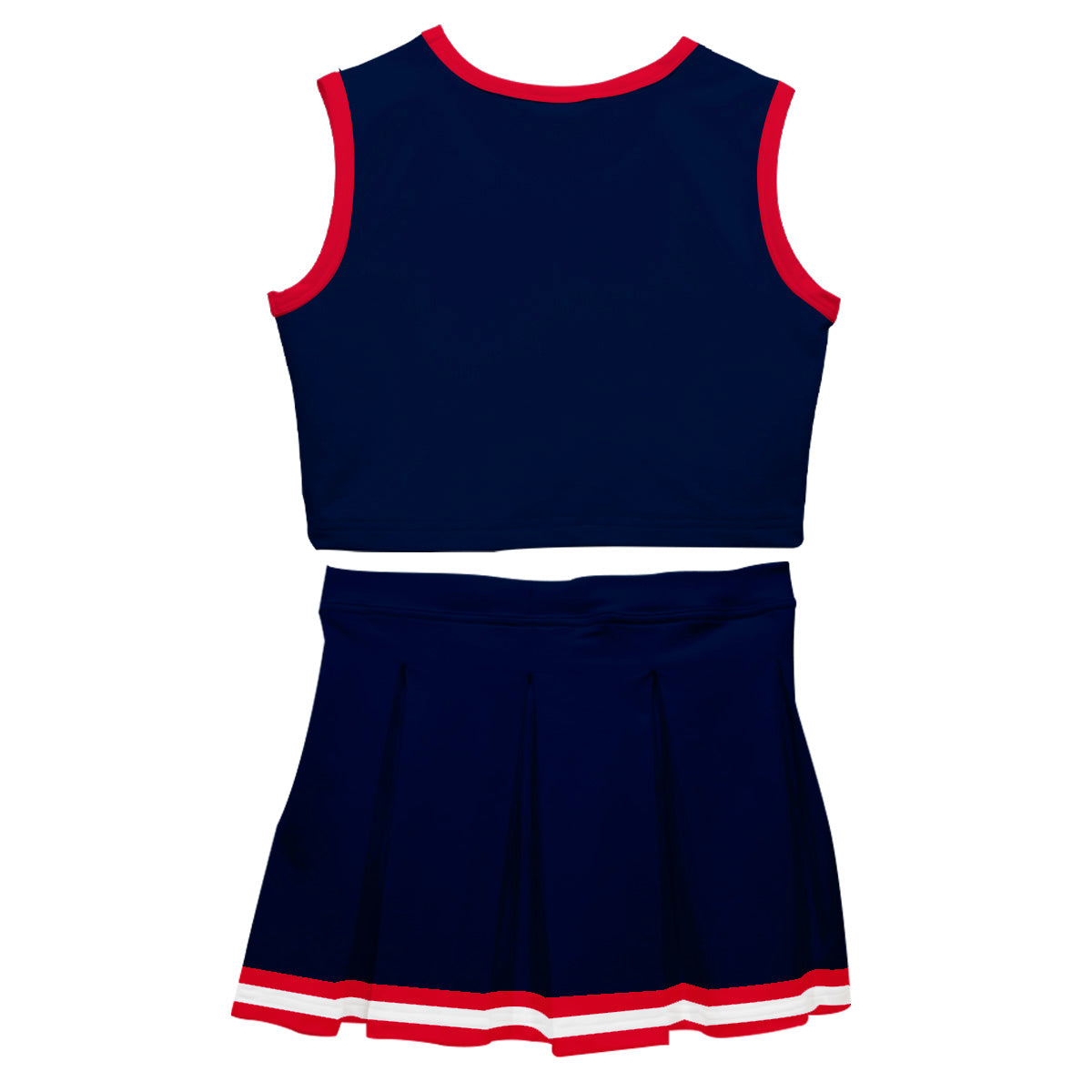 Red & Black Sleeveless Cheerleader Set - Wimziy&Co.
