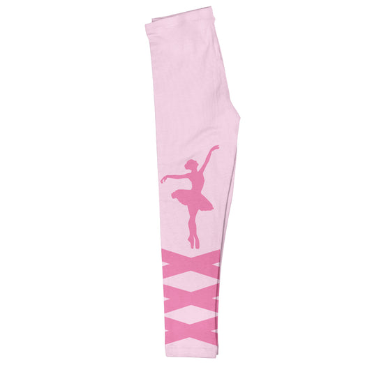 Ballerina Silhouette Light Pink Leggings