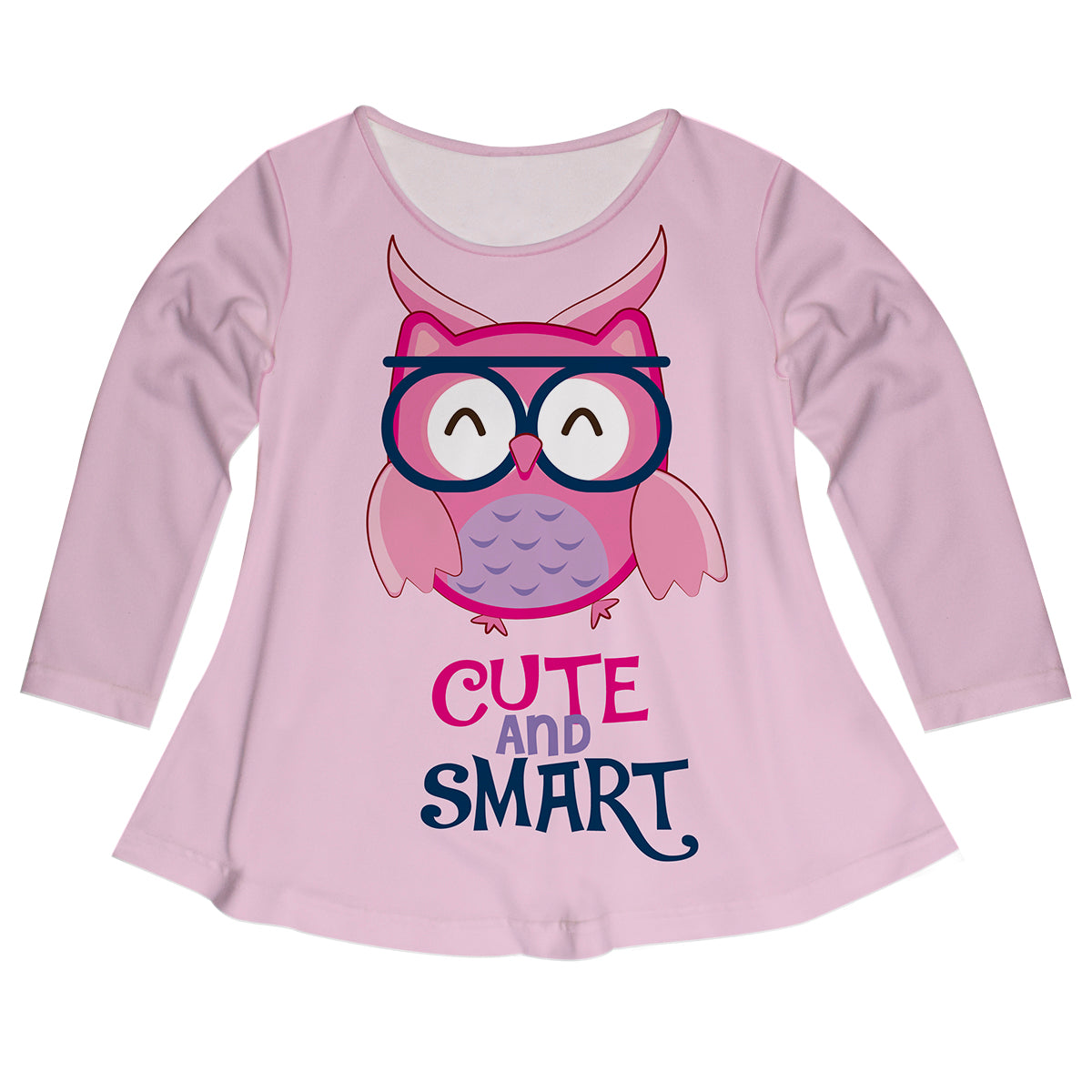 Cute And Smart Pink Long Sleeve Laurie Top