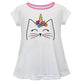 Cat Name and Your Grade White Short Sleeve Laurie Top - Wimziy&Co.