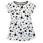 Dalmatian White Short Sleeve Laurie Top