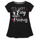 Princess Black Short Sleeve Laurie Top - Wimziy&Co.