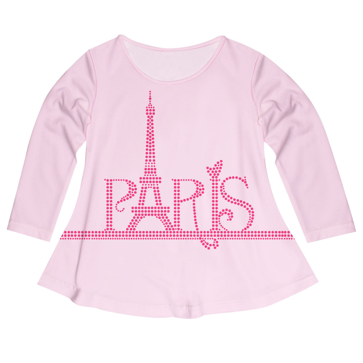 Paris Pink Long Sleeve Laurie Top