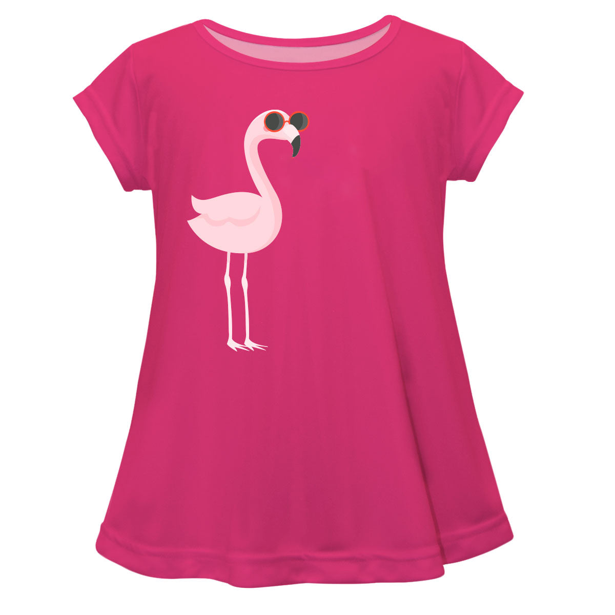 Flamingo Name Pink Short Sleeve Laurie Top - Wimziy&Co.