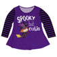 Spooky But Cutie Purple Long Sleeve Laurie Top