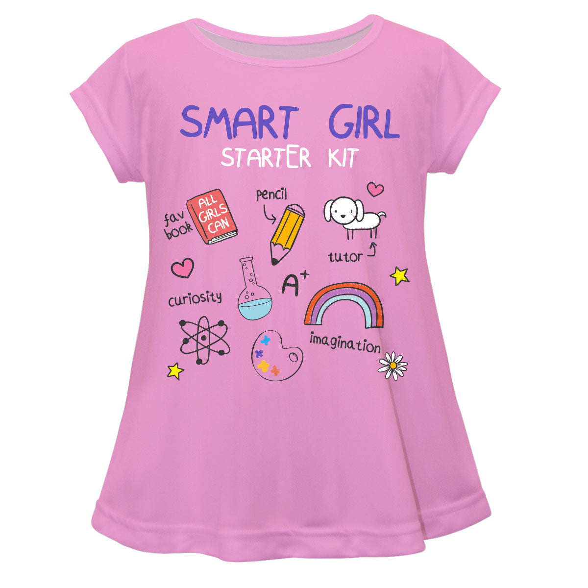 Smart Girl Starter Kit Pink Short Sleeve Laurie Top