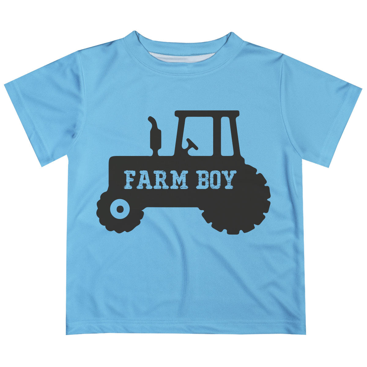 Farm Boy Light Blue Short Sleeve Tee Shirt