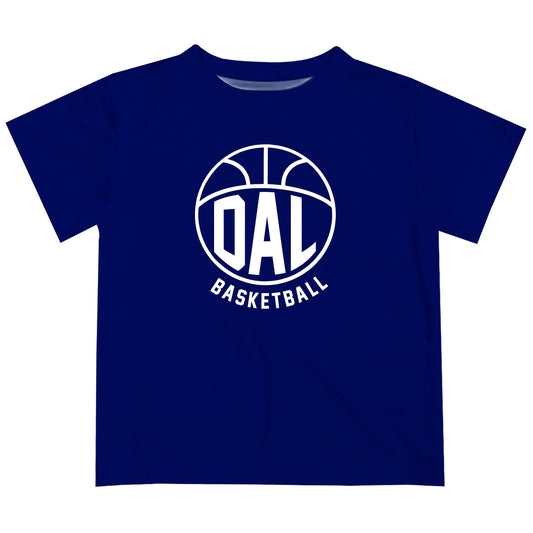 Basketball Dallas Royal Short Sleeve Boys Tee Shirt