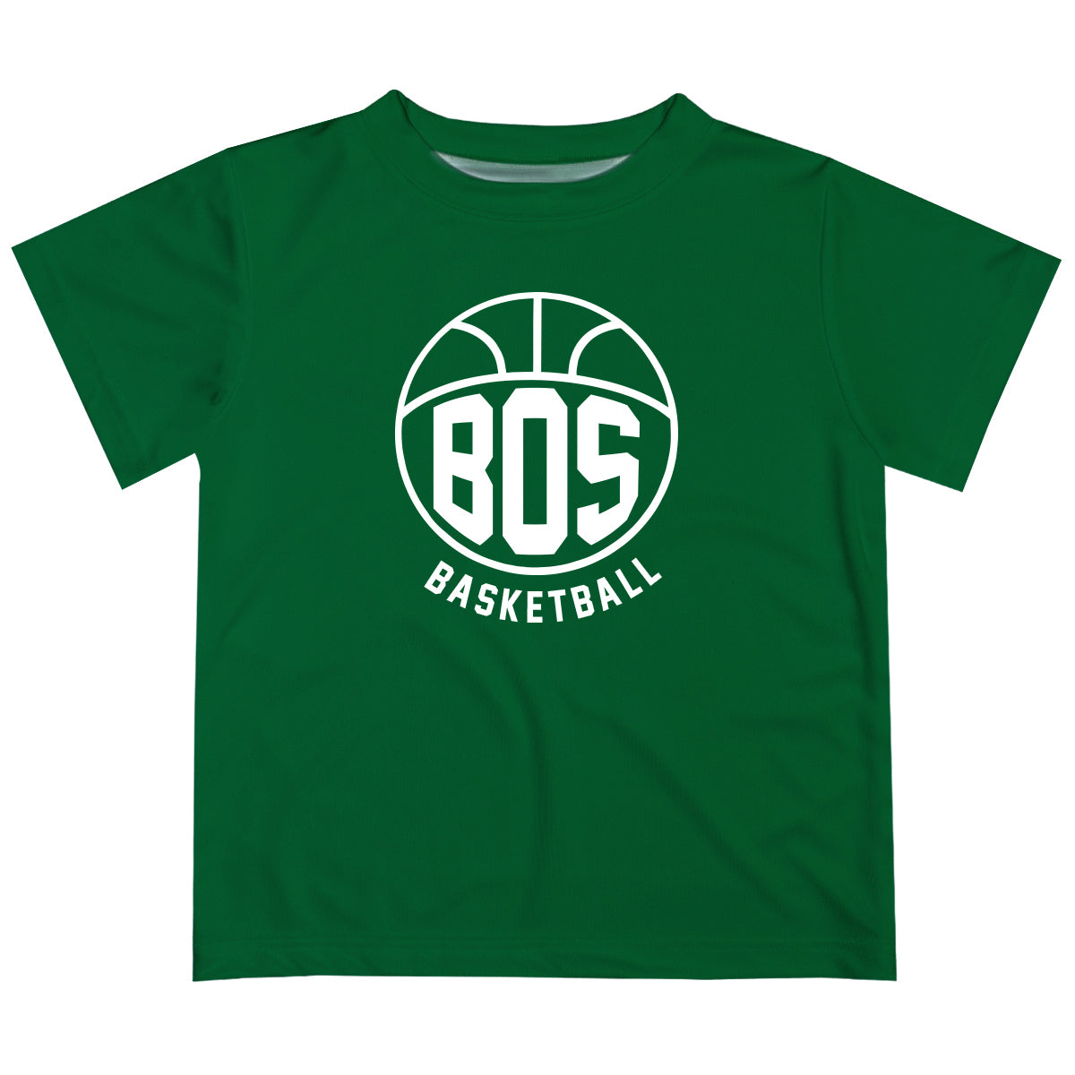 Boston Basketball Green Short Sleeve Tee Shirt