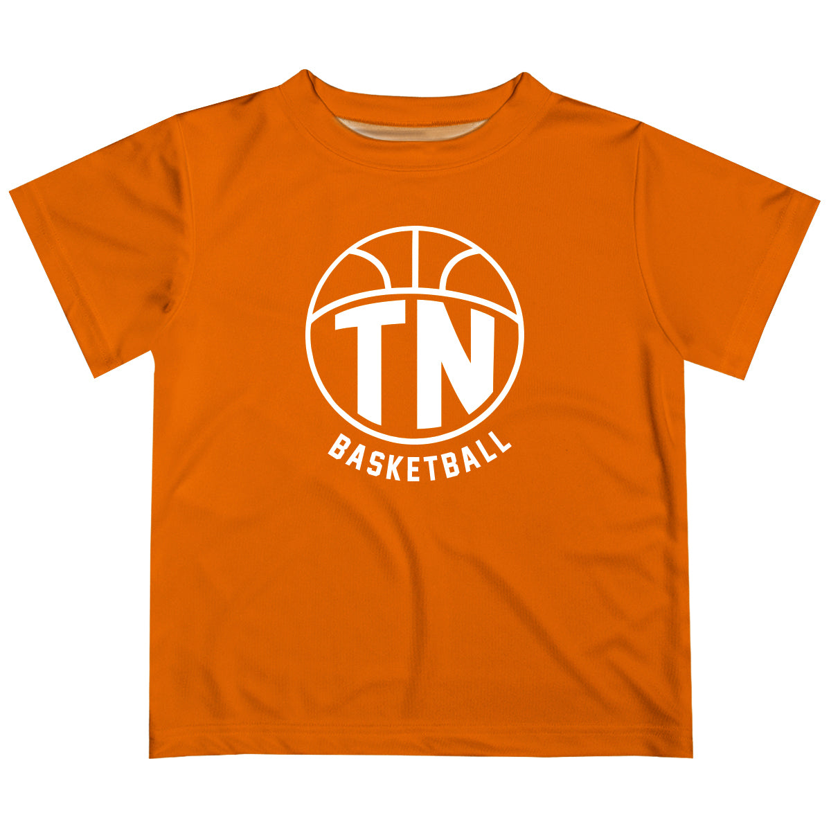 Basketball Tennessee Orange Short Sleeve Boys Tee Shirt