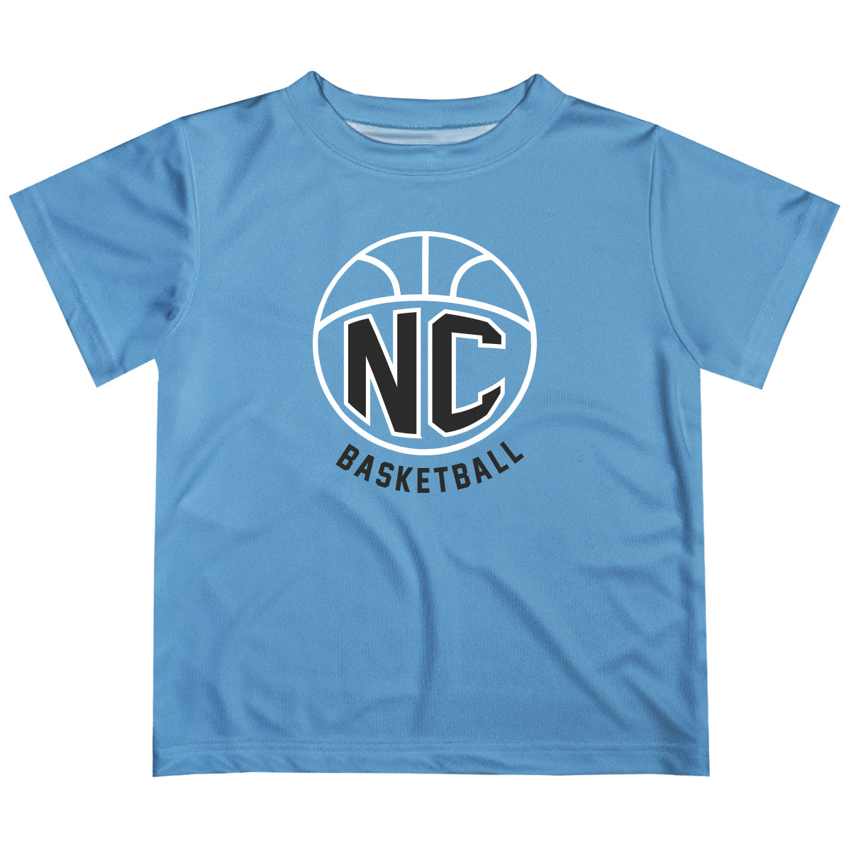 North Carolina Basketball Light Blue Short Sleeve Tee Shirt