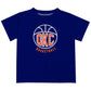 Basketball Oklahoma Royal Short Sleeve Boys Tee Shirt