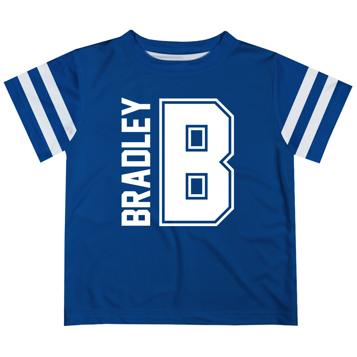 Personalized Initial and Name Royal Short Sleeve Tee Shirt - Wimziy&Co.