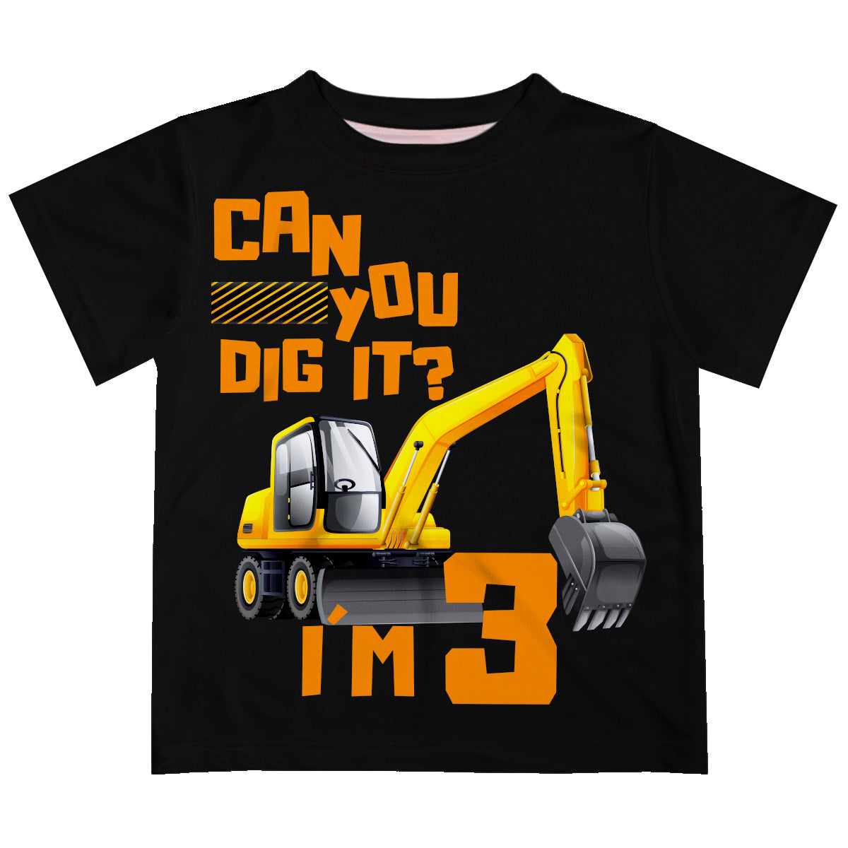 Can You Dig iT Your Age Black Short Sleeve Tee Shirt - Wimziy&Co.