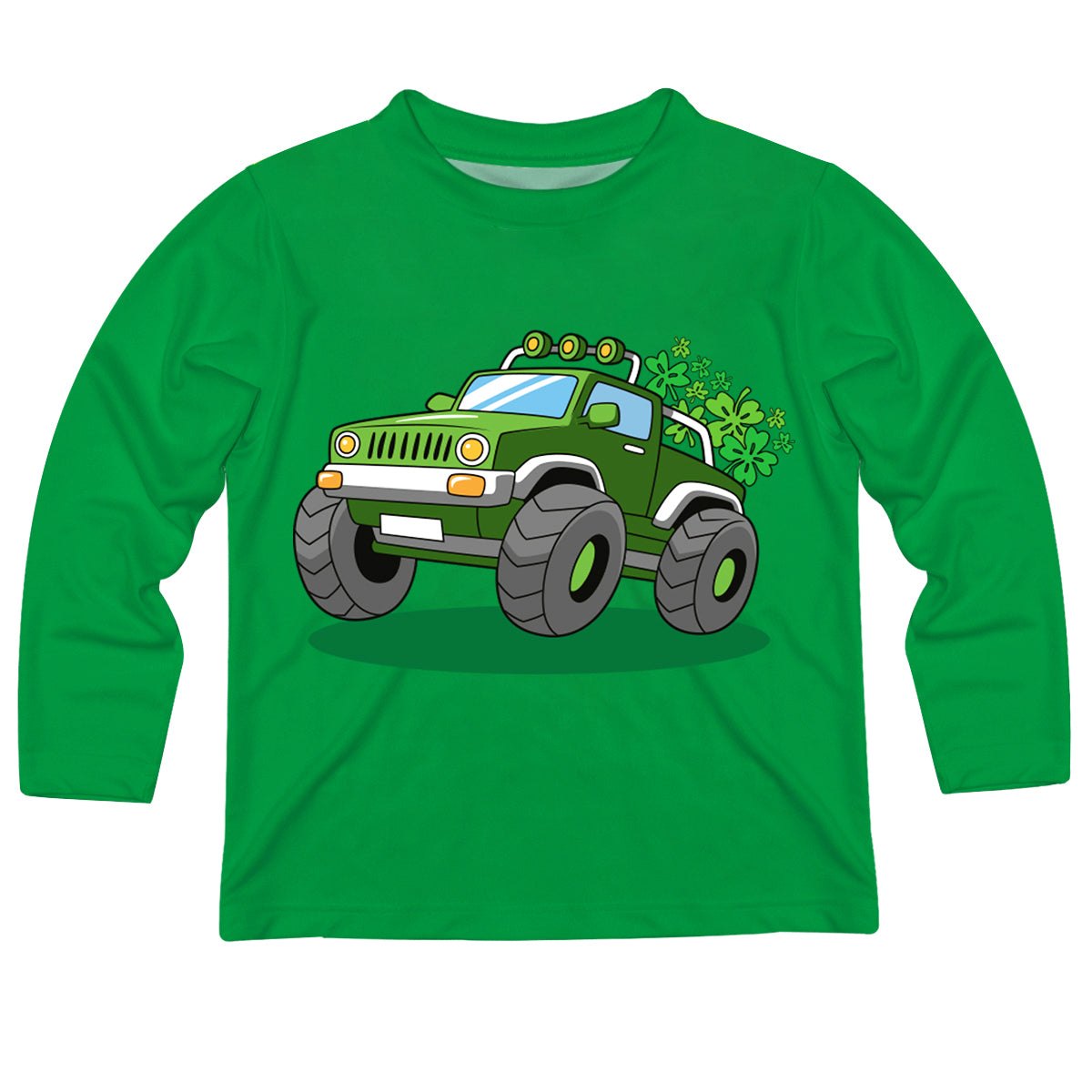 Truck Name Green Long Sleeve Tee Shirt - Wimziy&Co.