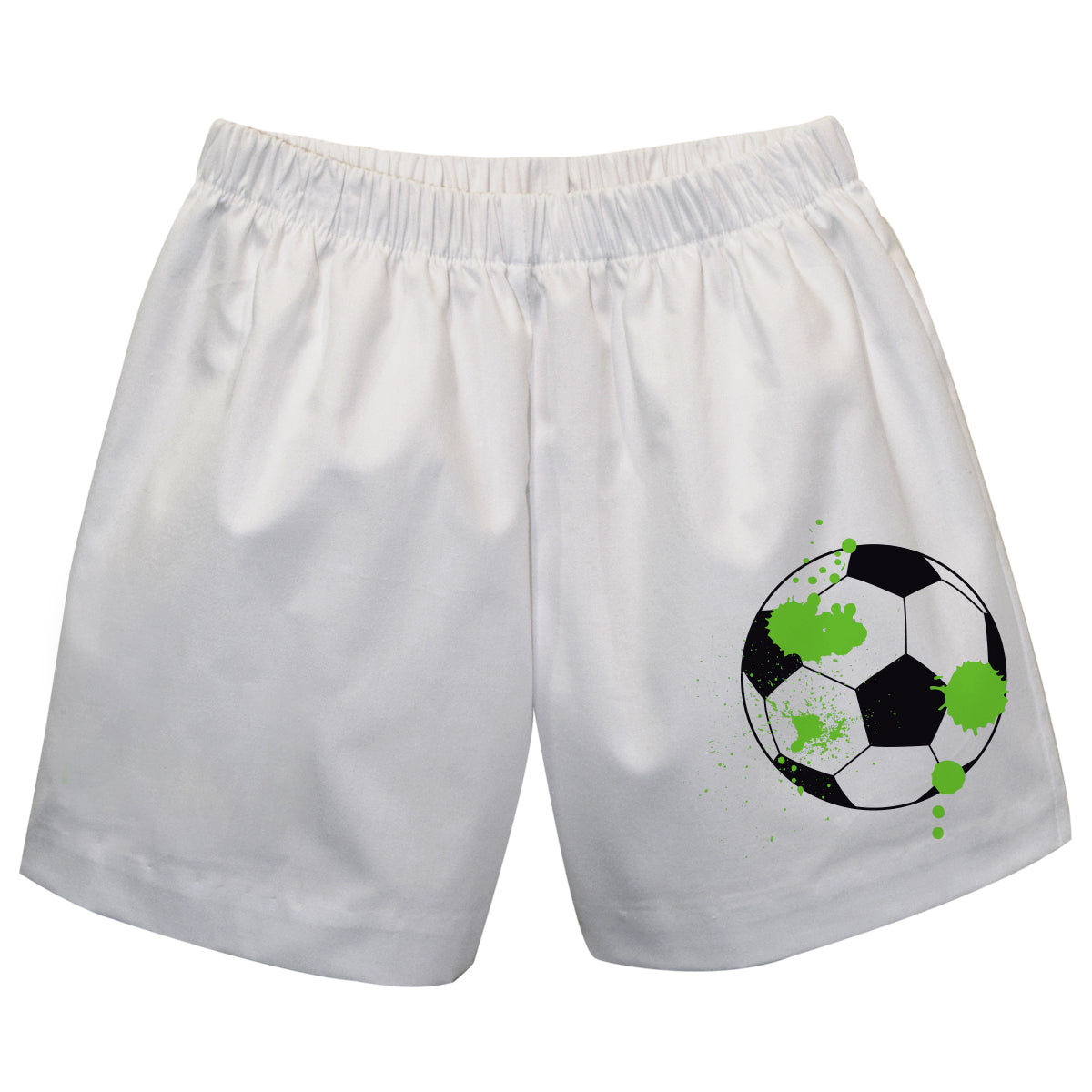 Soccer Ball Name White Pull On Short - Wimziy&Co.