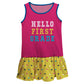 Hello You Grade Pink And Yellow Lily Dress