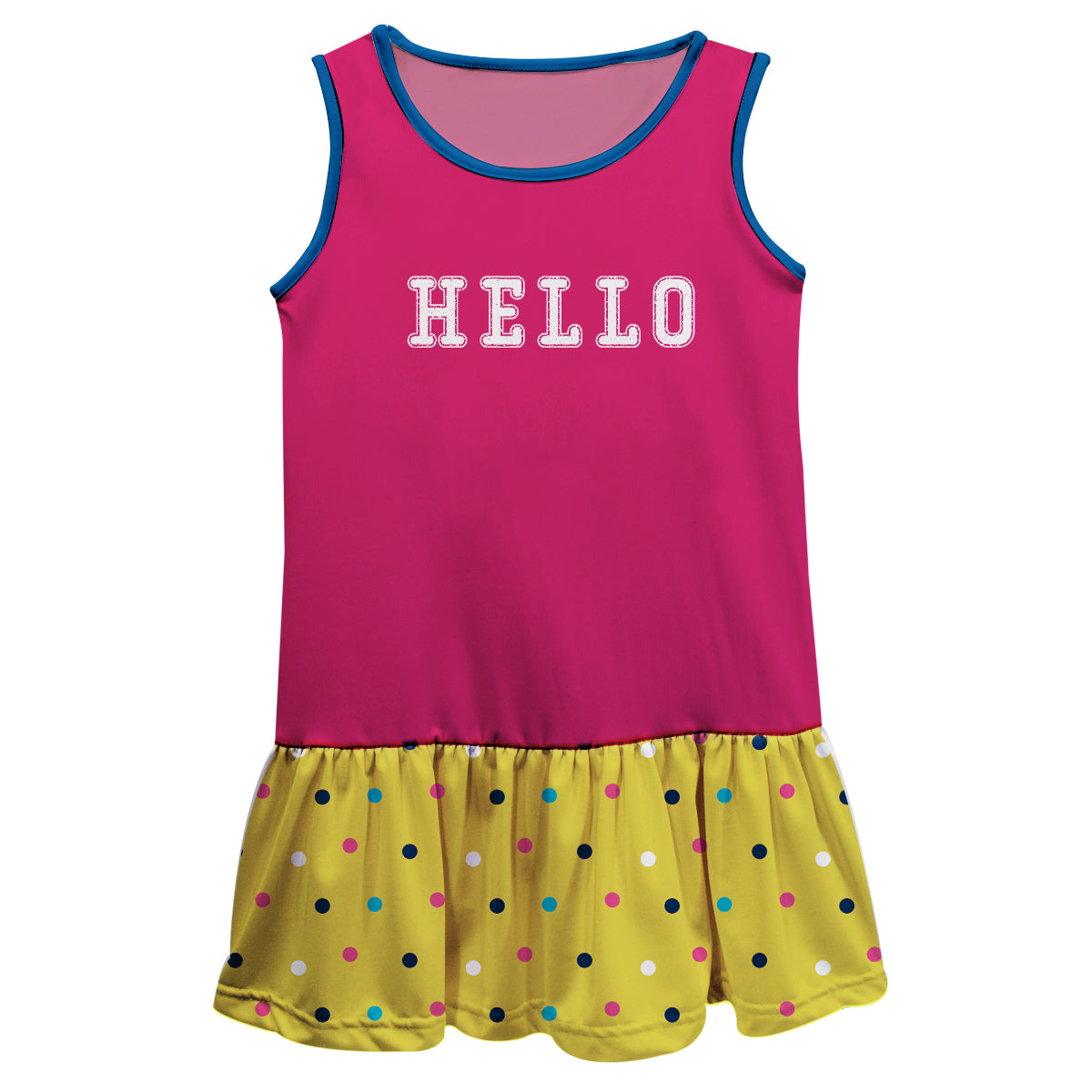 Hello You Grade Pink And Yellow Lily Dress - Wimziy&Co.