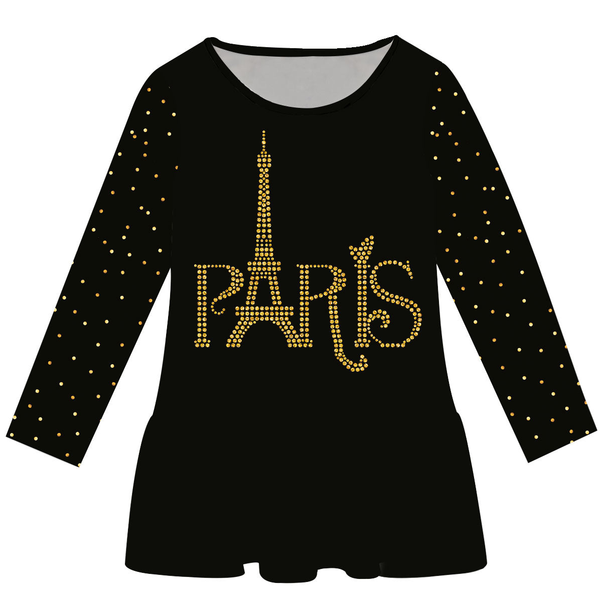 Paris Black Long Sleeve Lily Dress