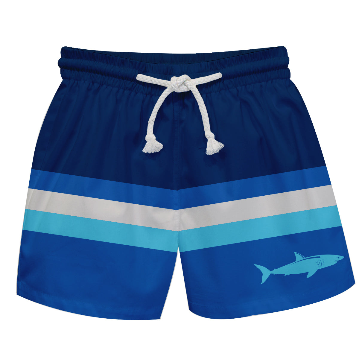 Shark Blue and Navy Swimtrunk
