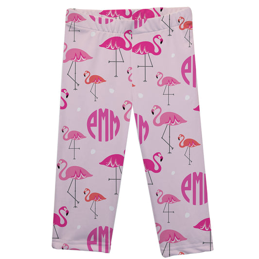 Flamingo Pink Capri Leggings