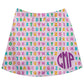 Alphabet Personalized Monogram Light Pink Skirt