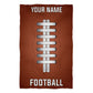 Football Ball Personalized Name Towel 51 x 32