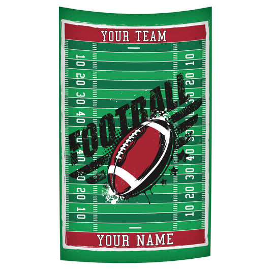 Personalized Team Name and Color Football Field Towel - Wimziy&Co.
