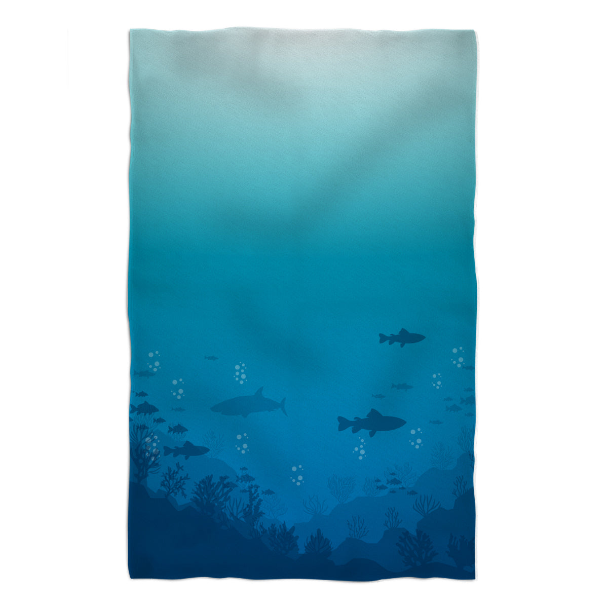 Under The Sea Name Blue Towel 51 x 32 - Wimziy&Co.