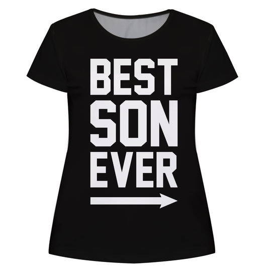 Best Son Ever Black Short Sleeve Tee Shirt