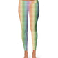 Plaid Print Rainbow Colors Leggings