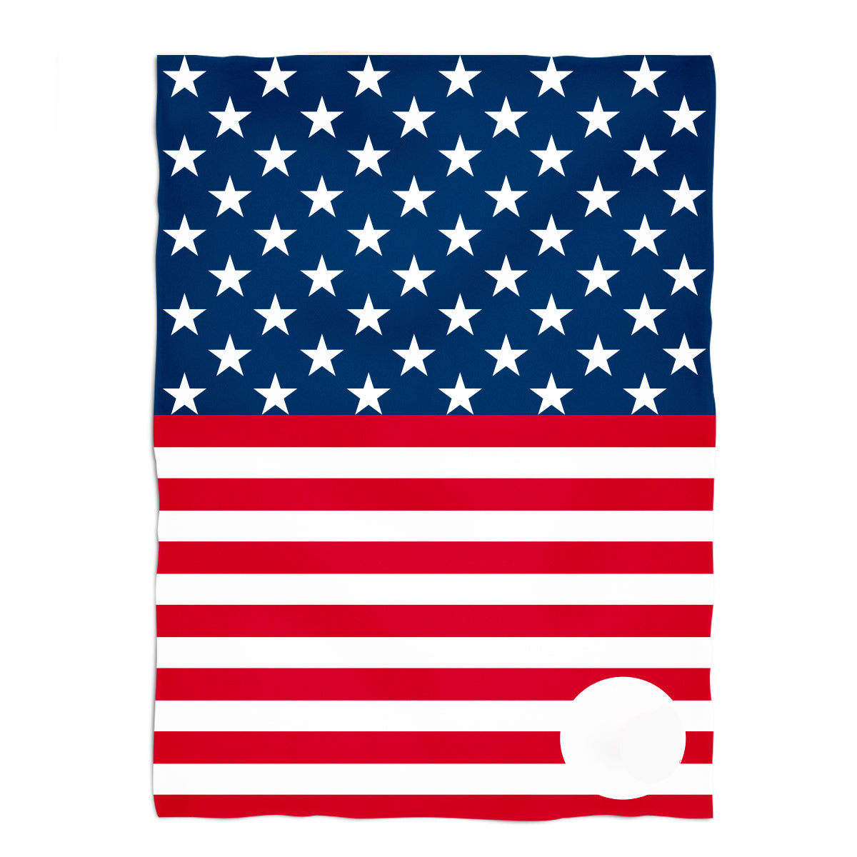 Americana Personalized Monogram Navy and Red Fleece Blanket 40 x 58 - Wimziy&Co.