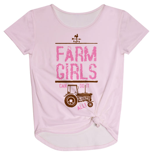 Farm Girls Can Do It All Pink Knot Top