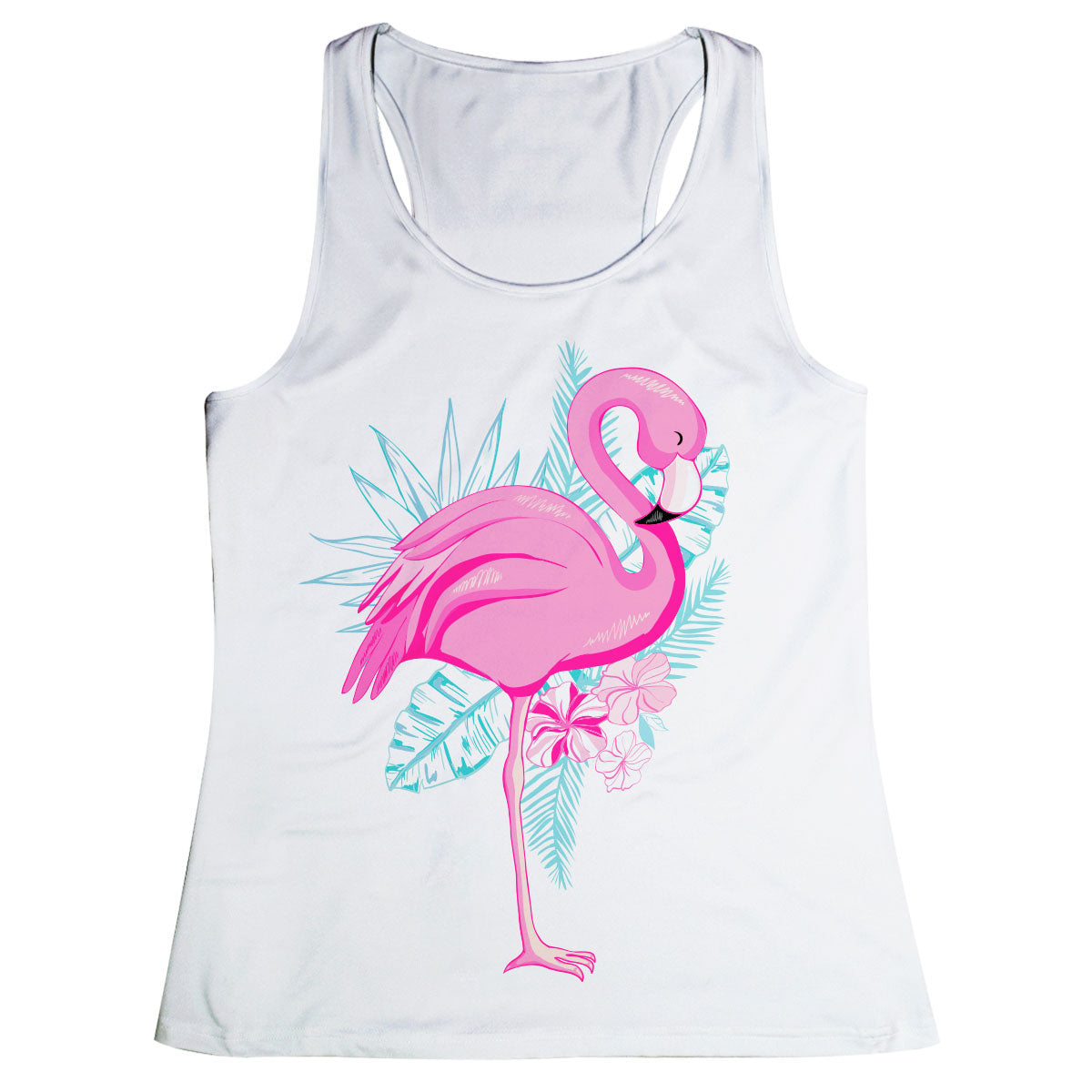 Flamingo Name White Tank Top - Wimziy&Co.