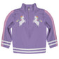 Unicorn Purple and White Weight 1/4 Zip Pullover