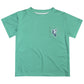 American Fishing Green Mint Short Sleeve Tee Shirt With Pocket