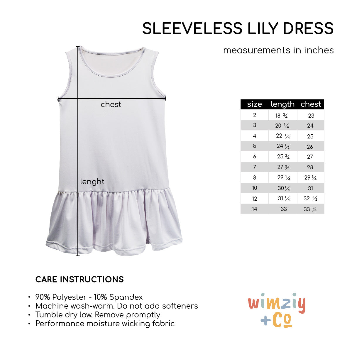 Americana White Lily Sleeveless Dress - Wimziy&Co.