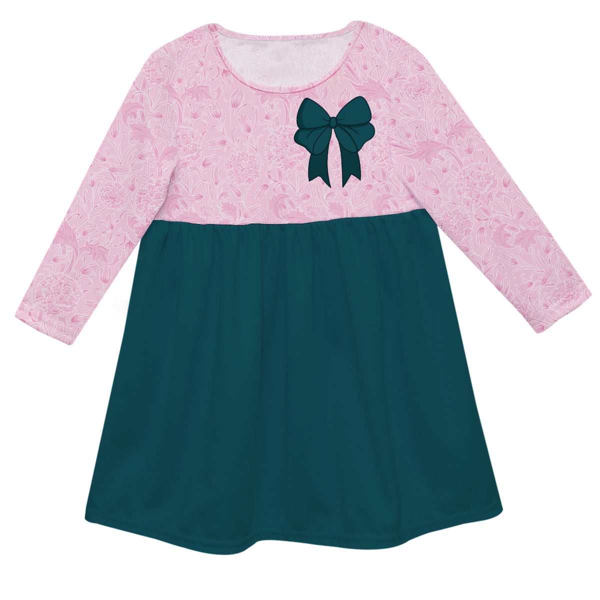 Girls green and pink dress - Wimziy&Co.