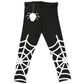 Girls black and white spider web leggings - Wimziy&Co.