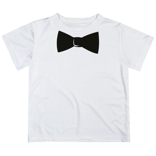 Boys white and black bow tee shirt - Wimziy&Co.