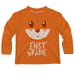 Boys orange foxy tee shirt with grade - Wimziy&Co.